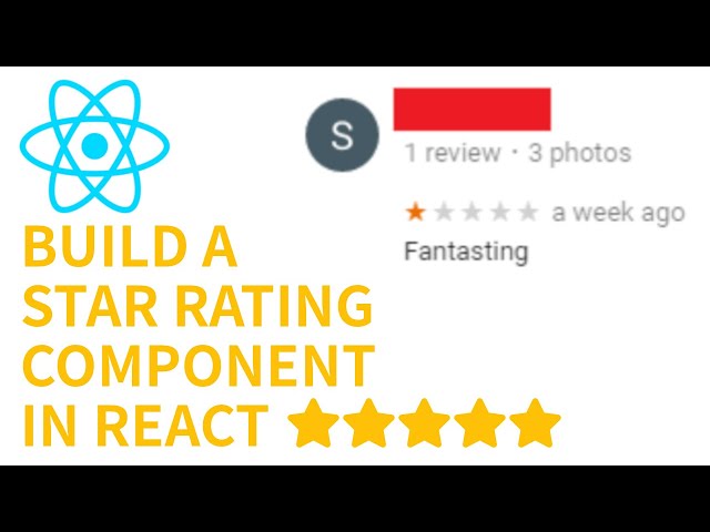 How to Make a Star Rating Component in React