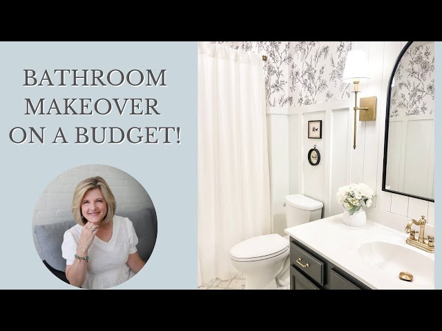 How to Transform Your Bathroom WITHOUT Breaking the Bank!