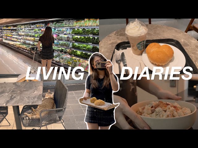 Living Diaries🔅Running errands, Alone Time,Cooking Truffle Pasta,Weekly Grocery, Condo Life