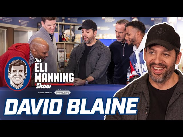 David Blaine STUNS Eli & Victor Cruz with Magic Tricks | The Eli Manning Show