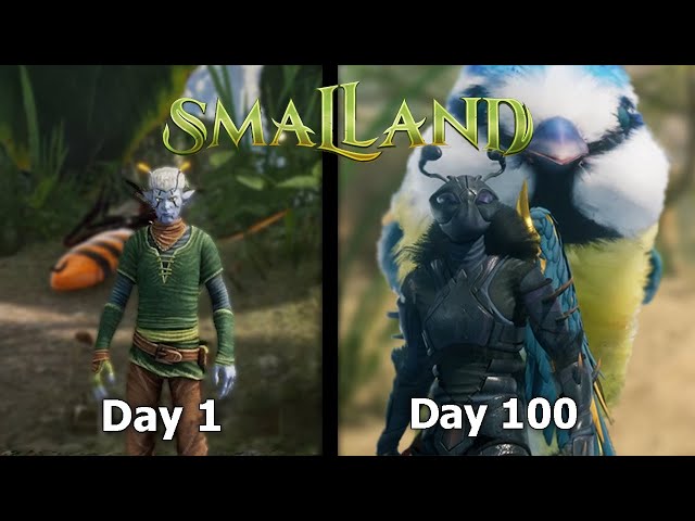 I spent 100 Days as a tiny person...here's what happened (Smalland Survive the Wilds)