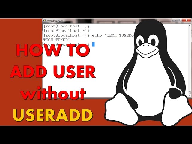Linux user creation without useradd