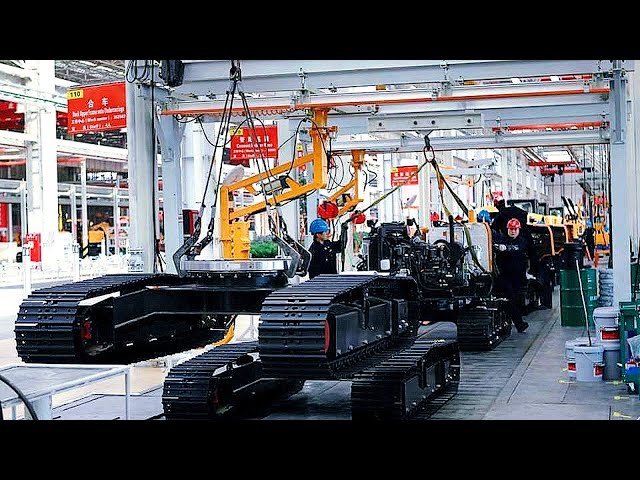 How Chinese Excavators are made?  SANY Heavy Excavators factory