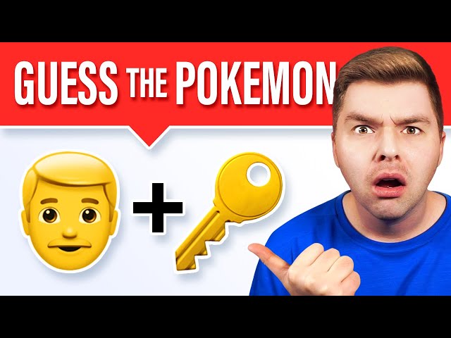 Can You Guess The Pokemon From Emojis?