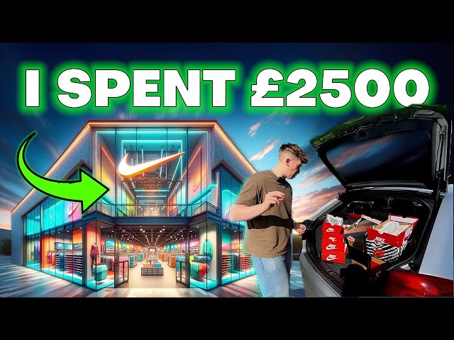 I SPENT £2500 AT THE NIKE OUTLET