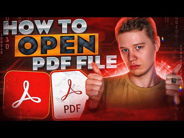 Easy Ways to Open PDF: browser, app on PC and smartphone