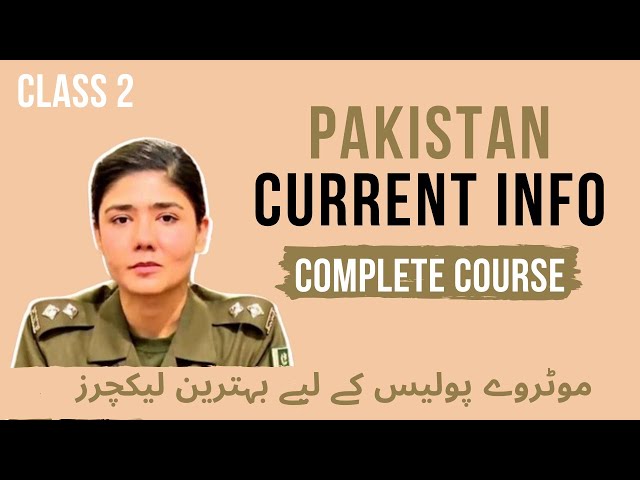 Governors Chief Ministers Cabinet Pakistan Knowledge 2024 Current Affairs | Class 2 NHMP Preparation