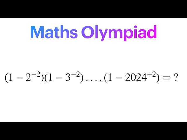 Olympiad Math Question | how to solve this multiplication series