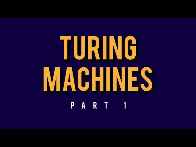 Turing Machines & The Halting Problem (Part 1)