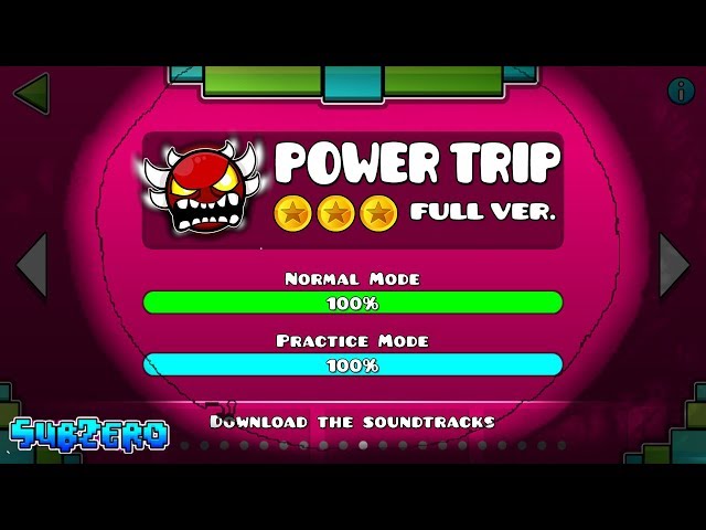 "POWER TRIP" FULL VERSION !!! - GEOMETRY DASH 2.11!!