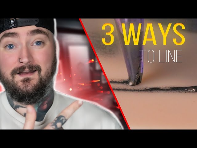 TATTOO LINING TECHNIQUES for BEGINNERS