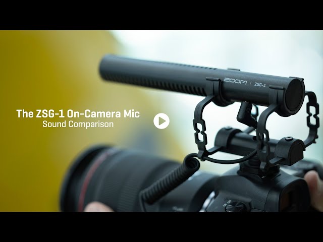 The Zoom ZSG-1 On Camera Mic - Sound Comparison