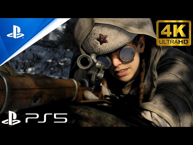 The Sniper of Stalingrad WWII | immersive graphics | PS5 Call of Duty [4K60FPS]