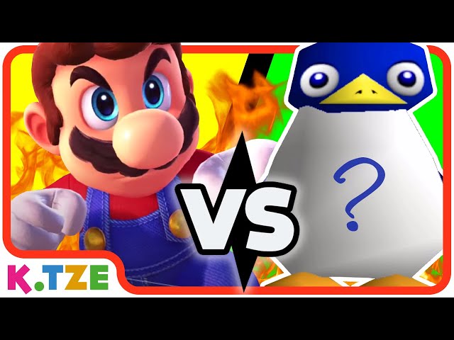 Mario oder Pinguin? 🤔🐧 Wer ist schneller?