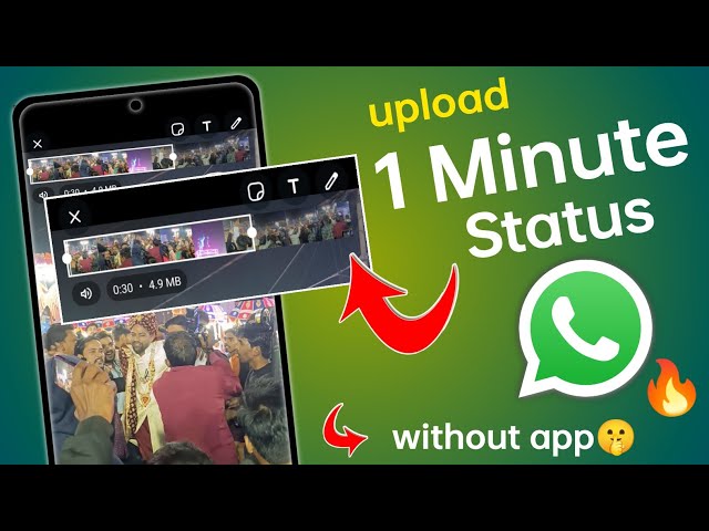 WhatsApp par 1 Minute Status kaise lagaye | WhatsApp new Update | upload 1 min status on whatsapp
