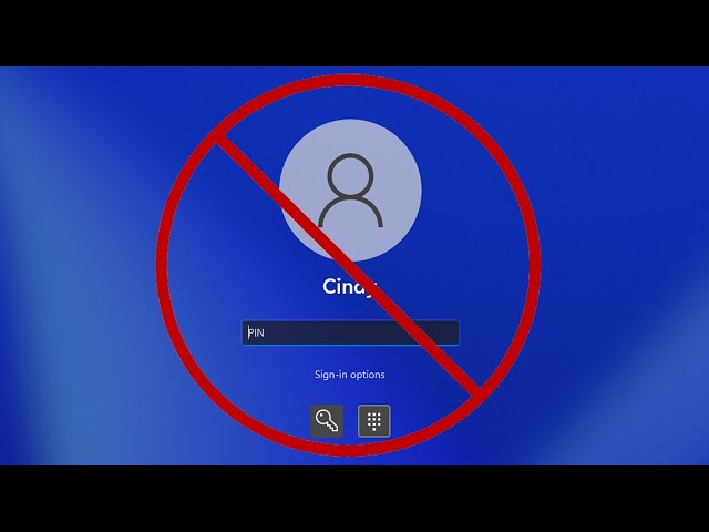 How to Remove the Windows Hello Pin So You Can Login with Your Password