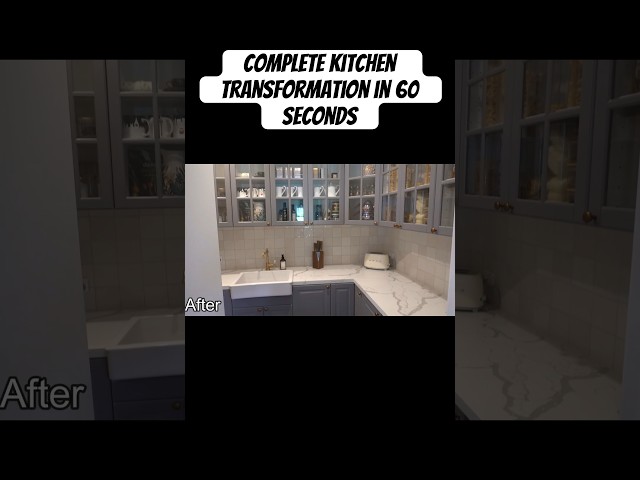 Complete kitchen in 60 seconds👍