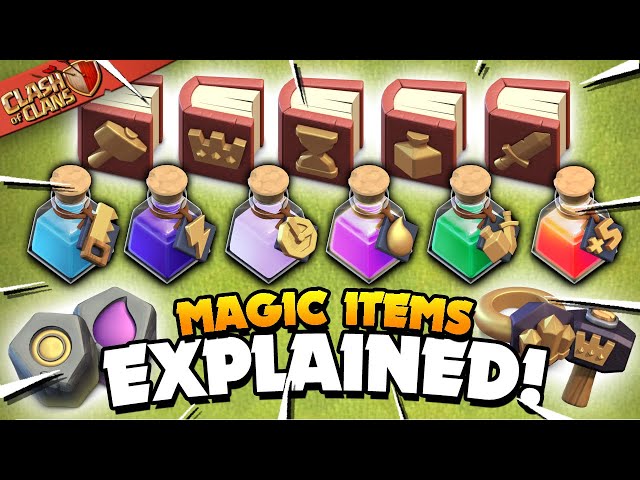 All 23 Magic Items Explained - Best Uses in Clash of Clans!