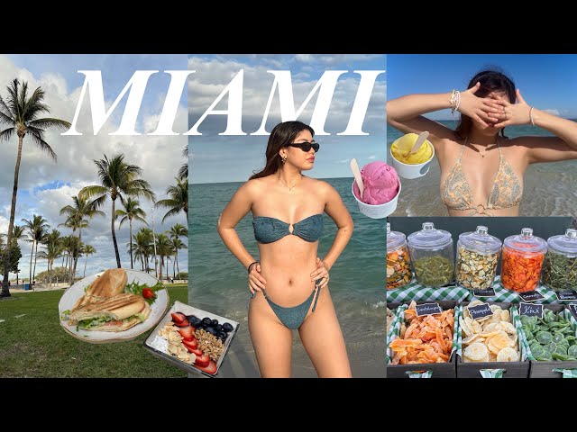 MIAMI VLOG 🌴 what to do, beach, grwm, nights out