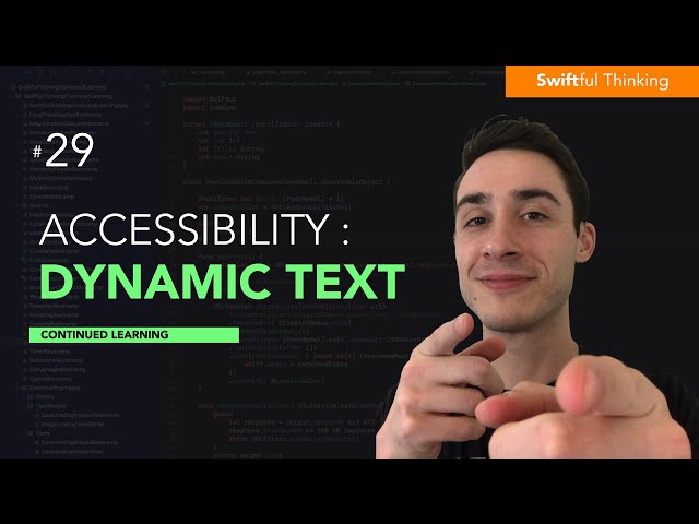 Accessibility in Swift: Dynamic Text | Continued Learning #29
