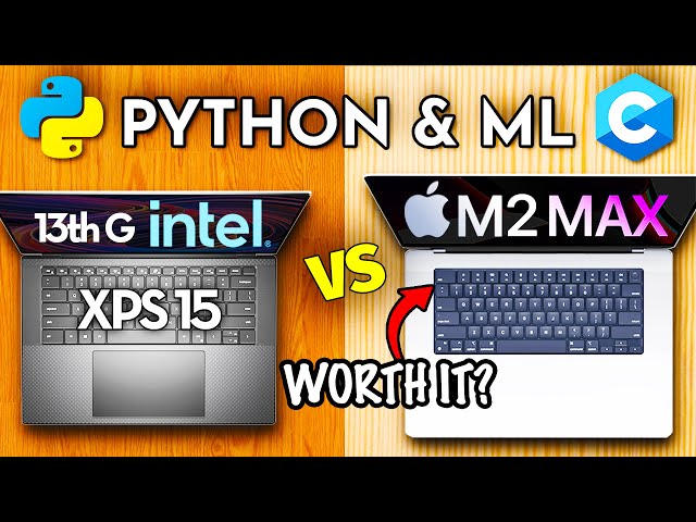 M2 Max vs Intel 13th gen Python Race | XPS 15 2023