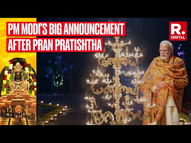 PM Modi Announces ‘Pradhanmantri Suryoday Yojana’ After Ram Mandir Consecration Ceremony In Ayodhya
