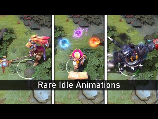 Dota 2 - Rare Idle Animations
