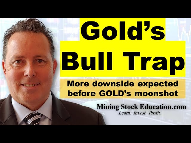 Gold’s Bull Trap Means More Downside before The Moonshot says Pro Trader Nick Santiago