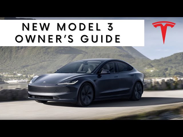 New 2024 Tesla Model 3 | Detailed Owner's Guide From Tesla
