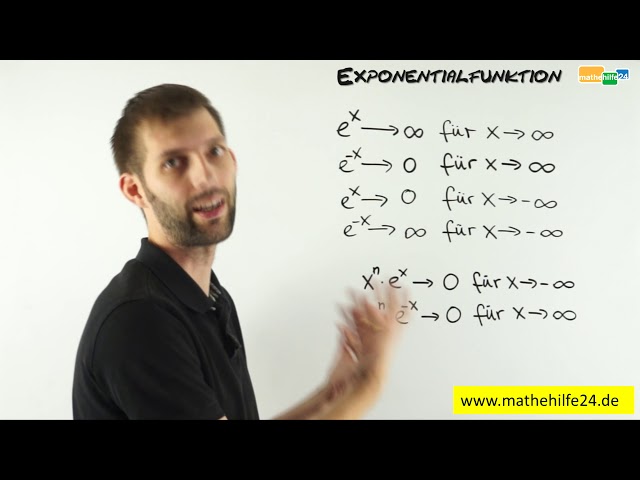 Analysiskurs: Exponential-  und Logarithmusfunktion: Grenzwerte | Mathematik
