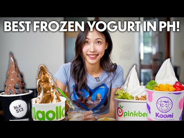 Finding the Best Frozen Yogurt in the Philippines! 🍦🧊