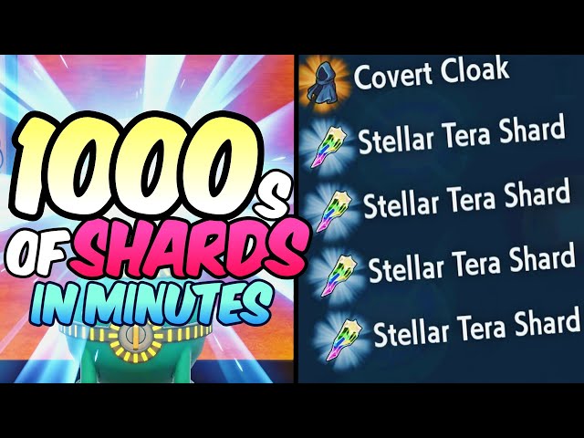 Get 1000s of EVERY Type of Tera Shard in Minutes in Pokemon Scarlet Violet