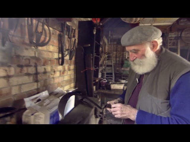 In the toolshed with John Butler