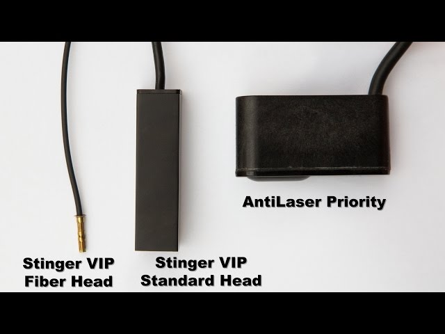 Stinger VIP vs. AntiLaser Priority: Head Size Comparison