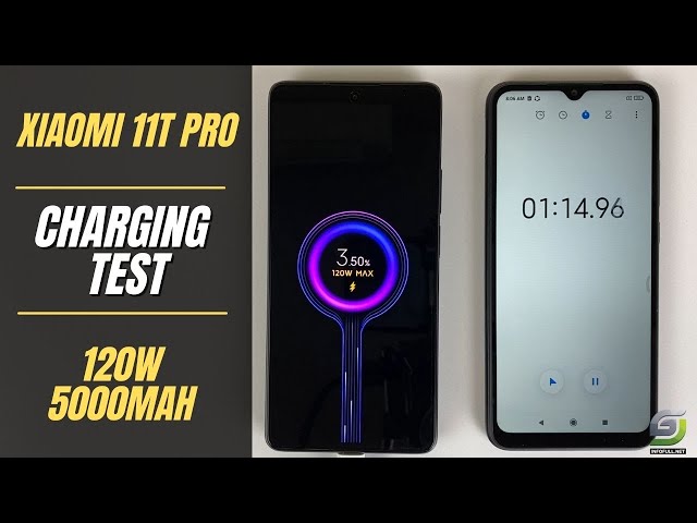 Xiaomi 11T Pro Battery Charging test | 120W fast charger 5000mah