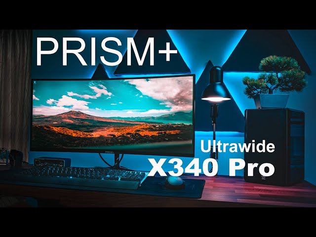 34'' Ultrawide 100Hz Monitor for Gaming and Productivity - PRISM+ X340 Pro