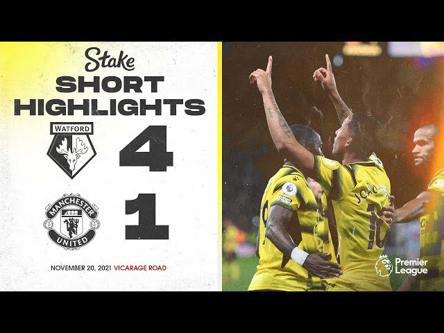Watford 4-1 Manchester United | Short Highlights