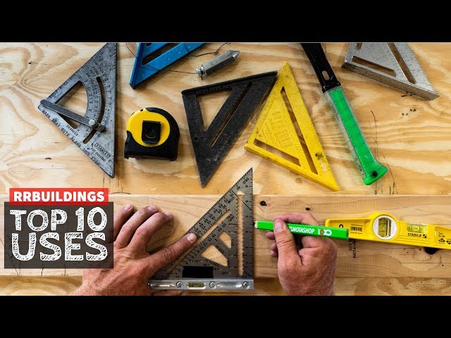 Top 10 Uses of a Rafter square, aka "speed" square