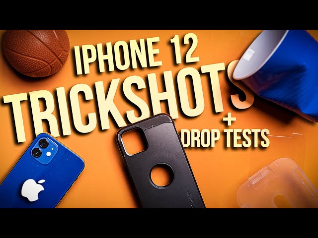 iPhone 12 Drop Tests + Trick Shots! - Spigen Tough Armor Case - Review