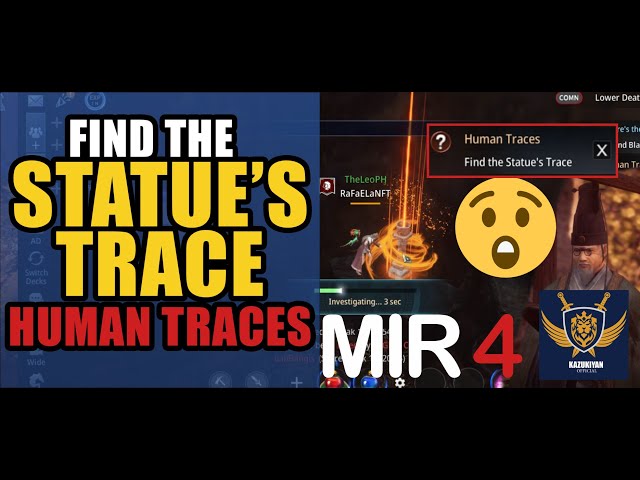 Find the Statue's Trace "Human Traces" Guide | MIR4 Request Walkthrough #MIR4 Taoist