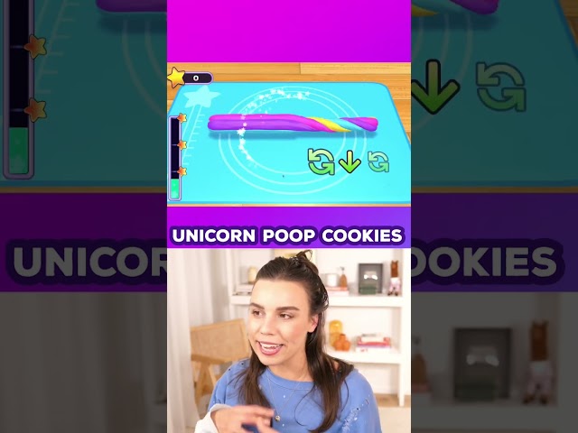 I made rainbow unicorn poop cookies… 🦄 💩 🍪