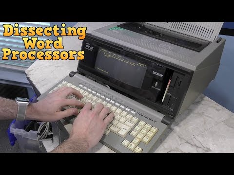 Dissecting two Word Processors, Brother WP25 and Panasonic W1525