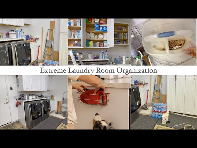 LAUNDRY ROOM | MAJOR ORGANIZE & DECLUTTER | PHASE ONE