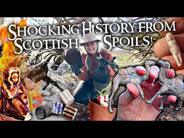 Mudlarking What Did We Find on Scottish Spoil Heaps? (Treasure Hunting / Bottle Digging)