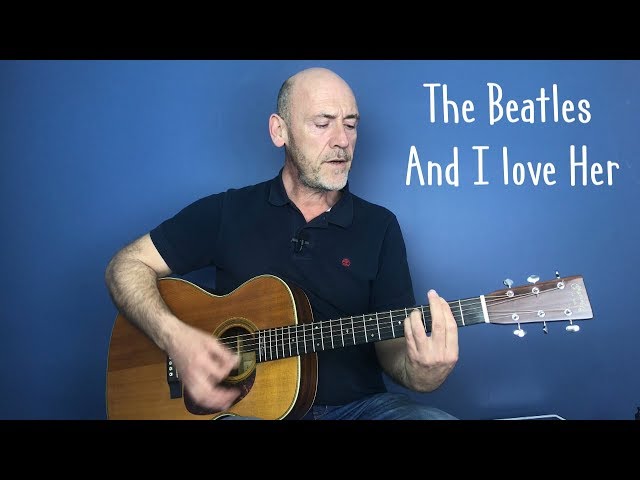 The Beatles - And I Love Her - Preview Guitar Lesson by Joe Murphy