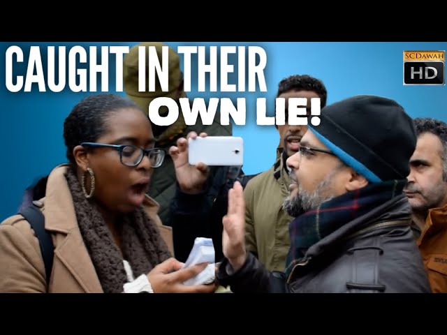 Caught in their own lie! Hashim Vs Christian Lady (Speakers Corner)