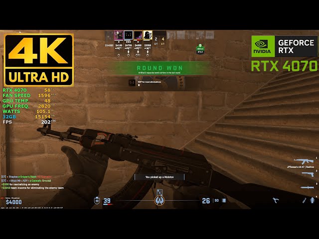 Counter Strike 2 Gameplay 4K (No Commentary) | RTX 4070 12GB - Ultra Graphics