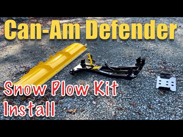 Installing 2022 Can-Am Defender Promount Snow Plow Kit