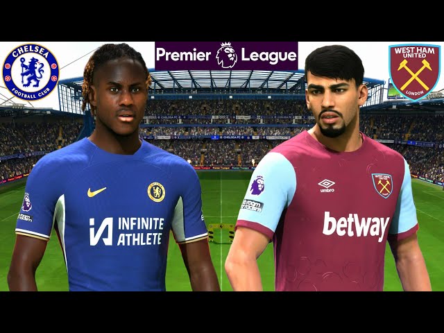 EA FC 24 - Chelsea vs. West Ham - Palmer Jackson Paqueta Kudus - Premier League 23/24 | PS5 | 4K HDR