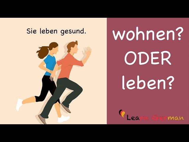 Learn German | Common Mistakes in German | "wohnen" oder "leben"? | A1 | A2